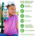 Orgain Organic Kids Vegan Protein Nutritional Shakes, Chocolate - 8g of Protein, Contains Fiber and 23 Vitamins and Minerals, Plant Based, No Gluten or Soy, Non-GMO, 8 Fl Oz (Pack of 12) - Image 4